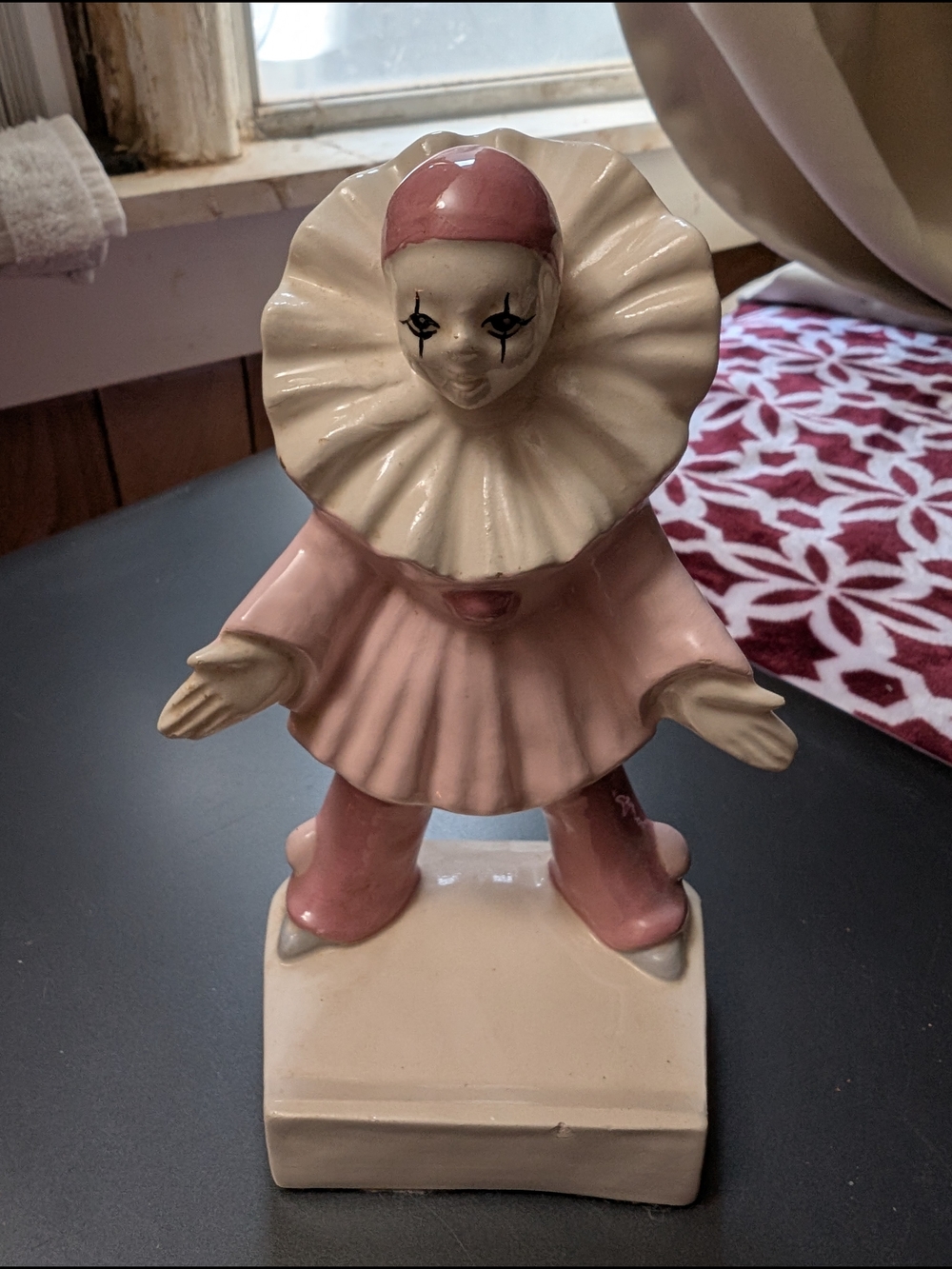1980s Pastel Deco PIERROT Clown